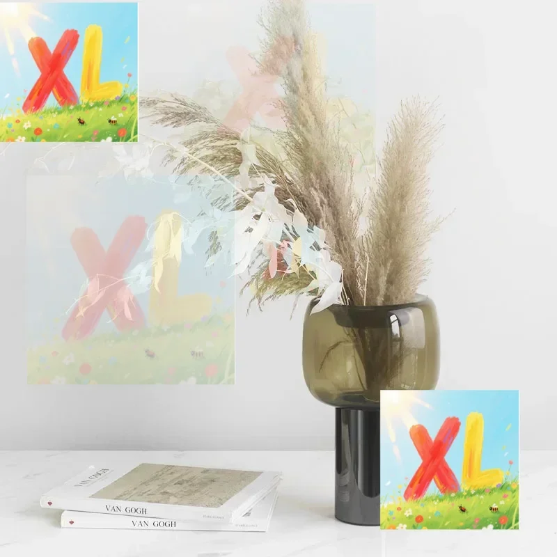 

French Modern Green Glass Vase Hydroponic Flower Vase Living Room Coffee Table Aneka Flower Decoration flower vase tall