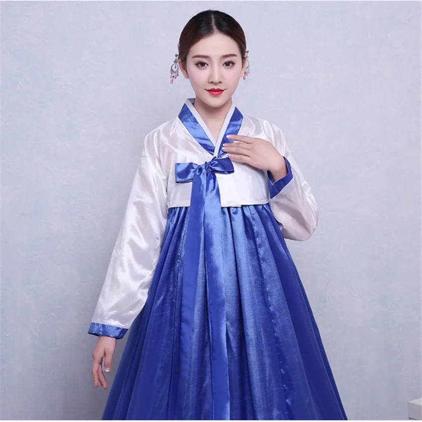 Women Hanbok Dress Korean Fashion Ancient Costumes Traditional Party Asian Palace Cosplay Performance Clothing 10Color