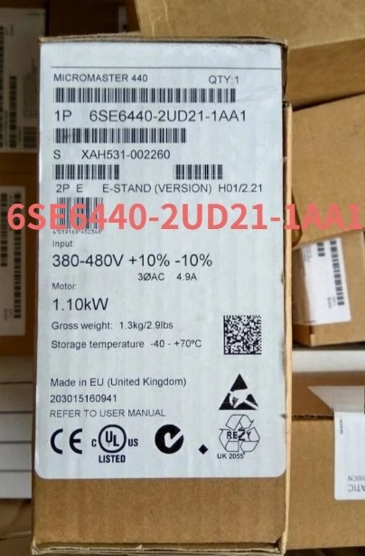 

6SE6440-2UD21-1AA1 1PCS Brand New 6SE6 440-2UD21-1AA1 in Box 1PCS Fast Delivery