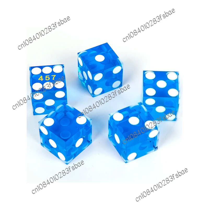 19mm Acrylic Citibank Dice Right Angle Big Dice Texas Poker Casino Sieve