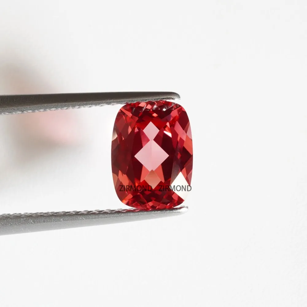 

Brilliant Sunset Hue Padparadscha Sapphire Antique Cushion Cut Loose Gems Ideal for Cocktail Rings with AGL Certificate