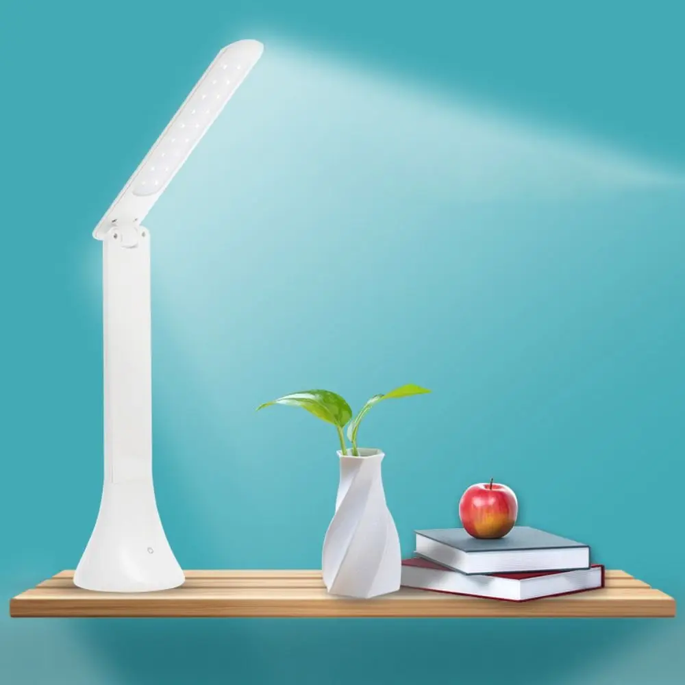 

Rechargeable Folding Touch Table Lamp Bright 3 Light Mode LED Desk Lamp 2W Eye-Caring Desktop Reading Lamp Study