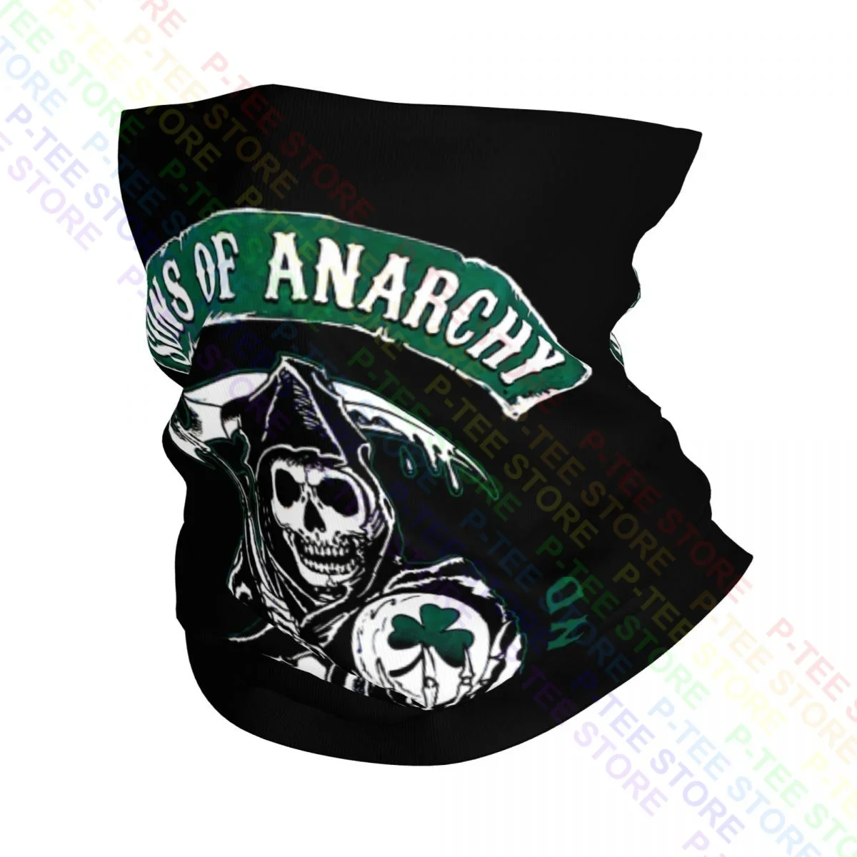 Anarchy Sons Of Ireland Polaina de pescoço Bandana Cachecol Máscara facial Aquecedor Camping Proteção solar