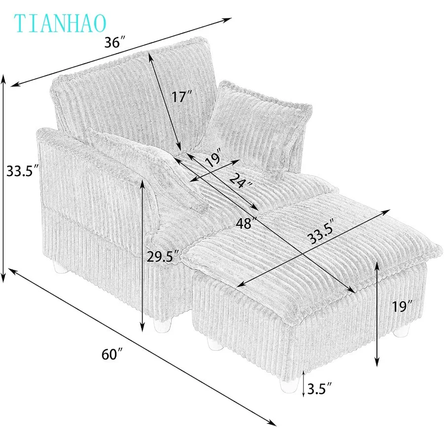 سروال قصير كرسي صالة داخلي 36 واط كرسي منجد مع مجموعة عثمانية مريح صالة أريكة كرسي أريكة مقعد عميق حديث