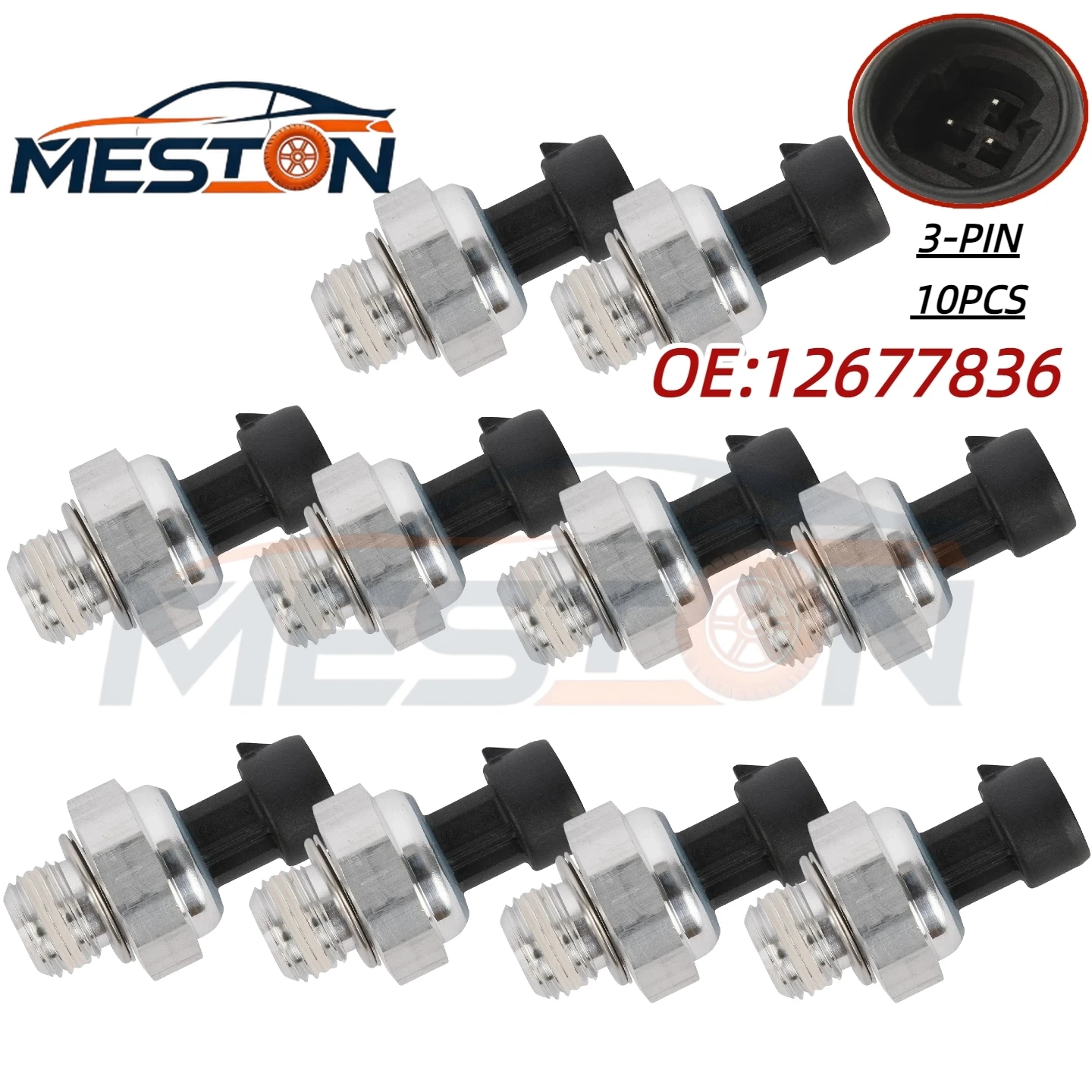 

10PCS 12616646 D1846A 12677836 Oil Pressure Sender Switch Sensor for Chevrolet Trailblazer Tahoe GMC 4.8L 5.3L 5.7L 6.0L 6.2L