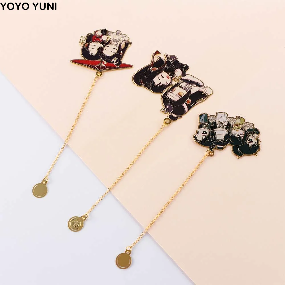 

Подарочная школьная канцелярия: Металлическая закладка с Вэй Усянем из «Большого мастера демонического металла» (Mo Dao Zu Shi), маркер для книг