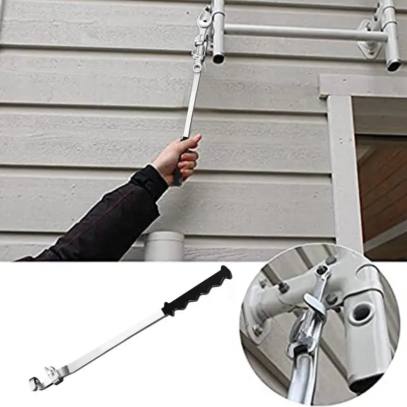

Wrench Extender 20 Inch Long Steel Open End Wrench Extender Ratchet Extension Tool Labor-Saving Torque Amplifier For Hard To