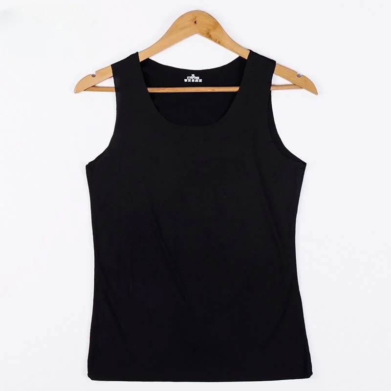 Women Summer Tight fit No trace Tanks Camis Vest Fashion Casual Sleeveless Ladies Street Tanks Tops Tees Hotsweet Bra B3192