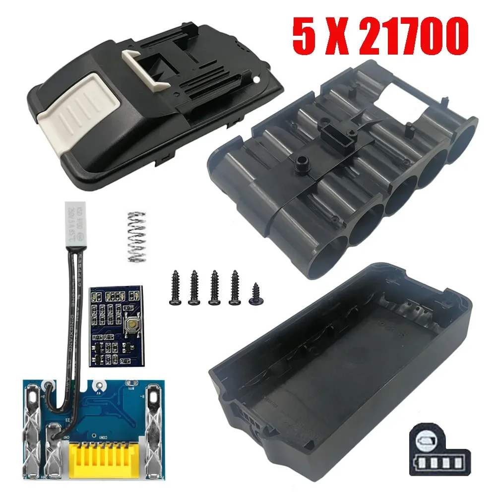 BL1830 21700 Li-ion Battery Case PCB Charging Protection Circuit Board Shell Box BL1860 For MAKITA 18V 3.0Ah 9.0Ah Housings