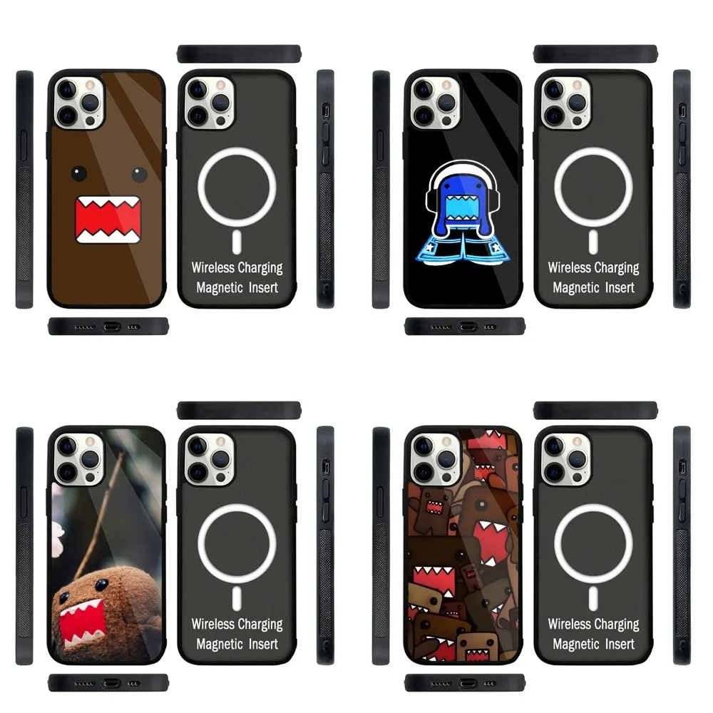 

Cute Domo-Kun Phone Case Strong Magnetic For IPhone 15,14,13,Pro,Max,Plus,11,12,Mini For Magsafe Wireless Charging