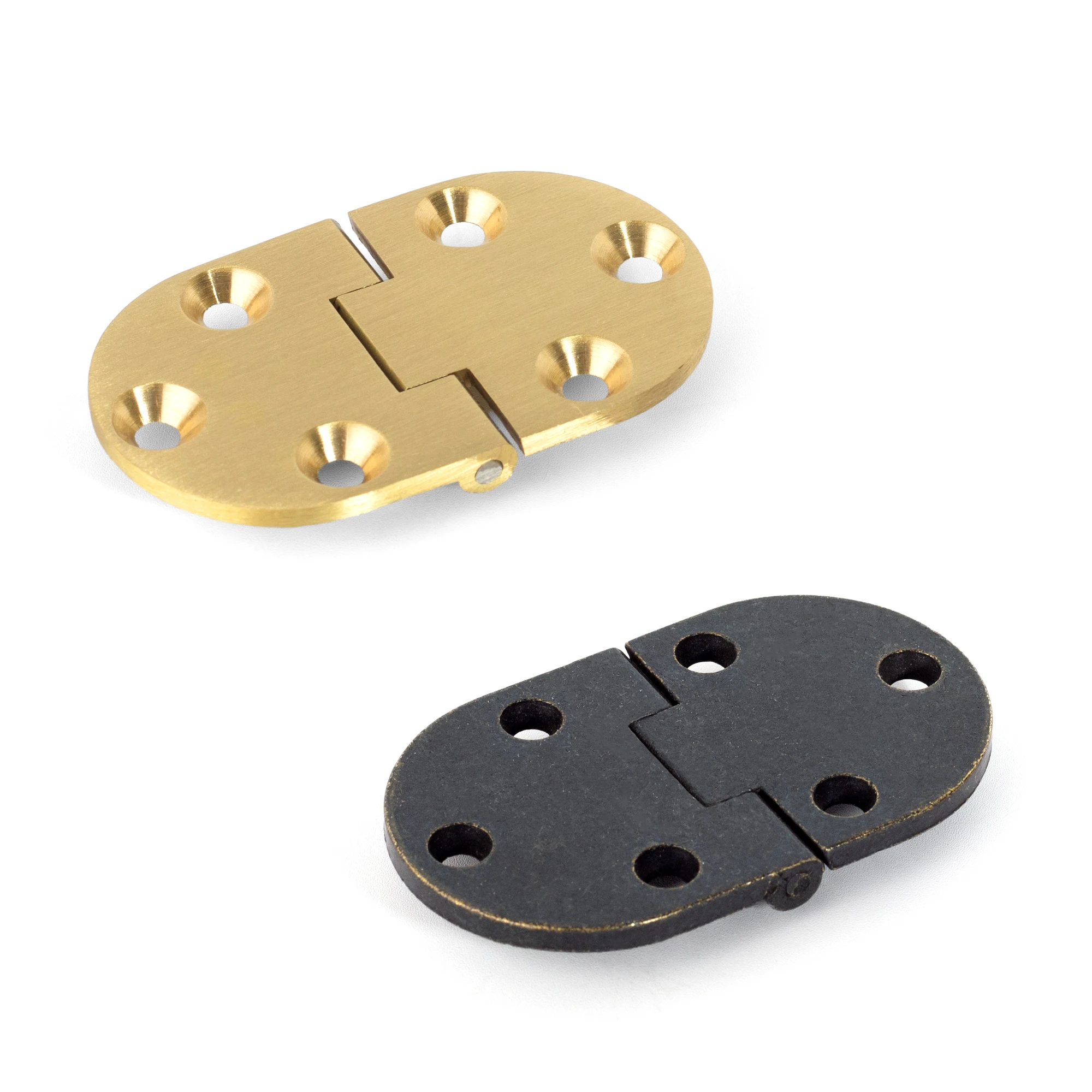 2 Pcs Flip Panel Butler Hinges 90 Degree Flap Solid Brass Hinge