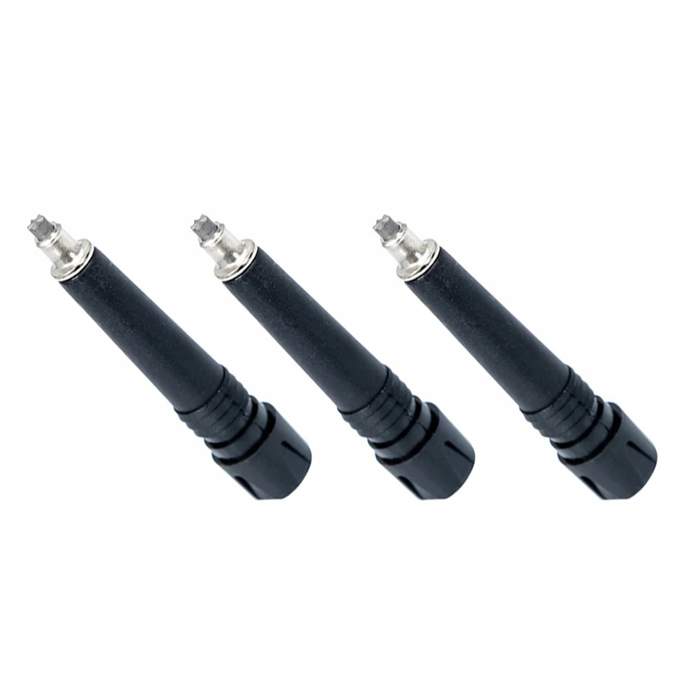 3 Pcs Trekking Pole Tip Black Tips Protector Poles Fine Workmanship Accessories Rubber Sticks Practical Affordable