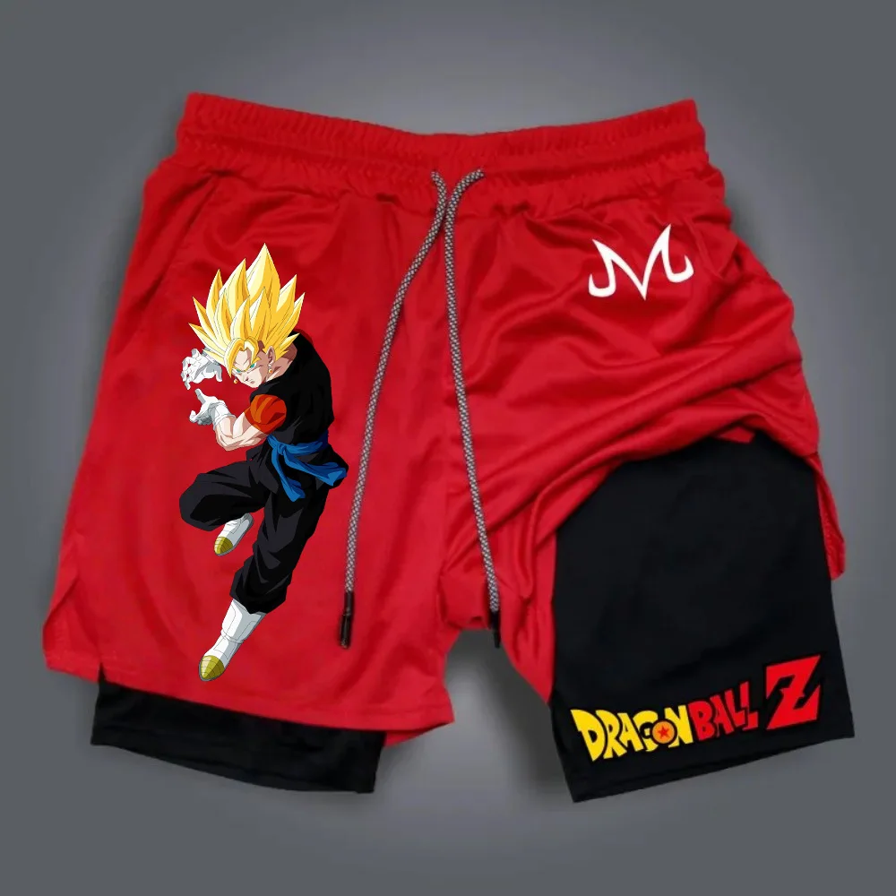 Summer 2025 Gym Training Shorts Fast-Drying Running Shorts with Vibrant Anime Designs Comfortable Dual-Layer Sports Shorts Y2k