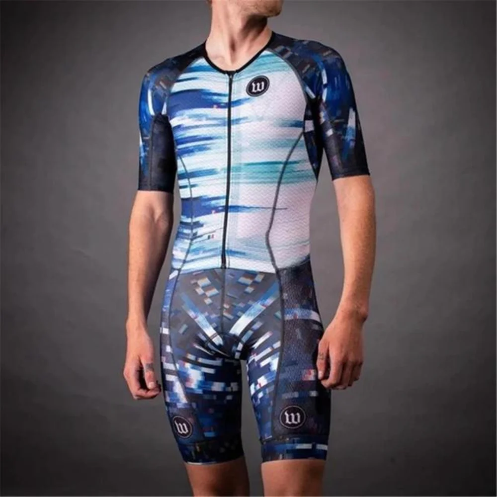 Performance Men's Triathlon Sets Conjunto Ciclismo Hombre Swimming/Running/Cycling Jumpsuit Sport Wear Skinsuit Summer Speedsuit