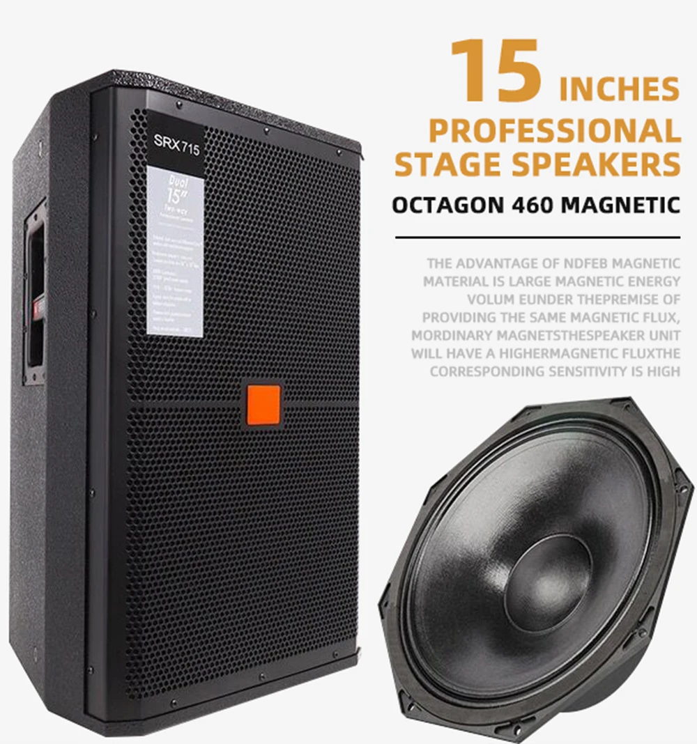 Hot Sale Single 15inch SRX715 speaker professional stage performance loudspeakers high power outdoor speaker