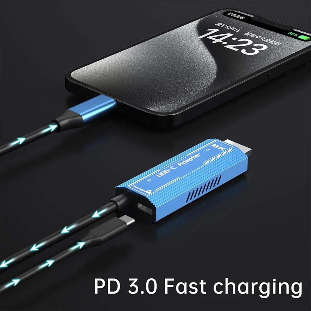 

Новый кабель-адаптер USB-C (совместимый с Thunderbolt 3/4) на 8K 60 Гц, полнофункциональный кабель для передачи данных, 1,8 м