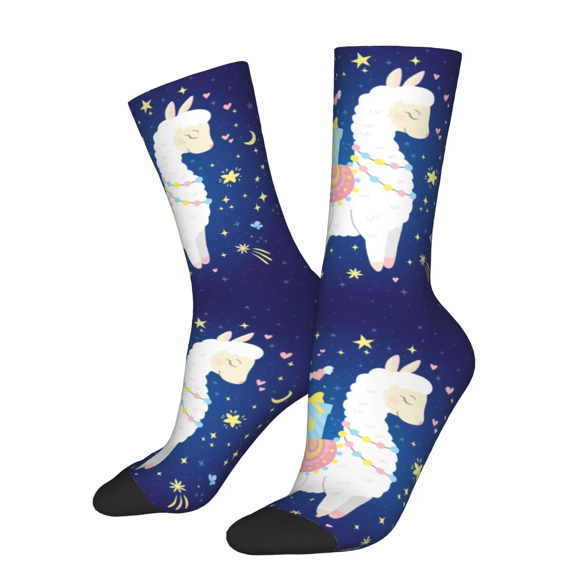 

Мужские носки из альпаки с принтом из полиэстера, модные