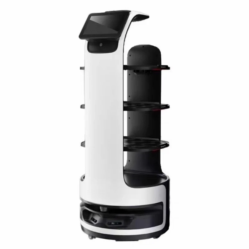 2023 Intelligent self-service food delivery robot Commercial automatic obstacle avoidance humanoid robot