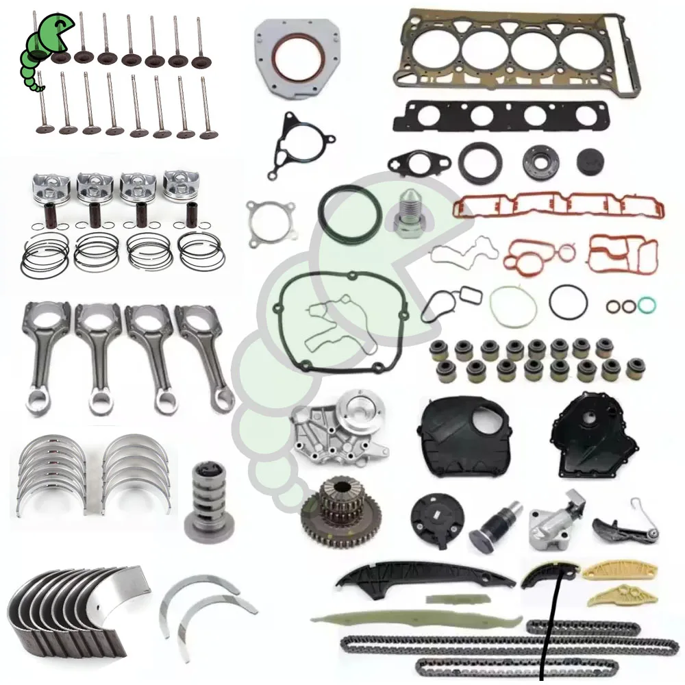 

Engine Repair Overhaul Rebuild Valves Kit fit For VW CC Audi A3 A4 A5 1.8T 06H105561K 06J198401H 06H103383AD 06H107065DL