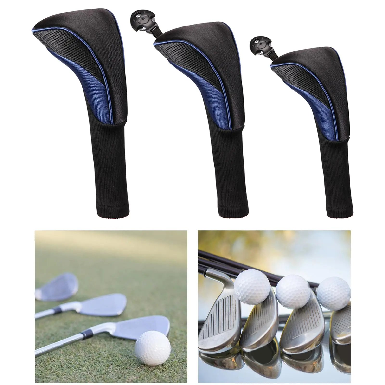 Breathable Golf Wood Top Cover, Anti Slip, Guard Woods Long Neck Kopfbedeckung Club Headcover, Golfer Gift Golf Accessories