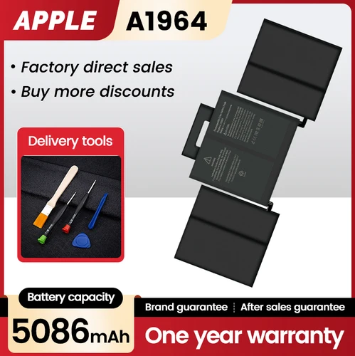Imagen 1 del producto A1964 Batería para portátil Apple MacBook Pro A1989 13"" (2018) A2251 EMC3214 EMC3358 020-02497 MR9Q2LL