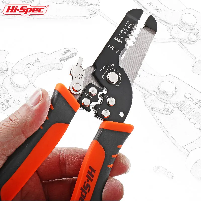 

Multifunctional 6" Stripping Pliers High-precision Crimping Stripper Tail Pliers Fish Mouth Plier Fast Twist Screw Pliers New