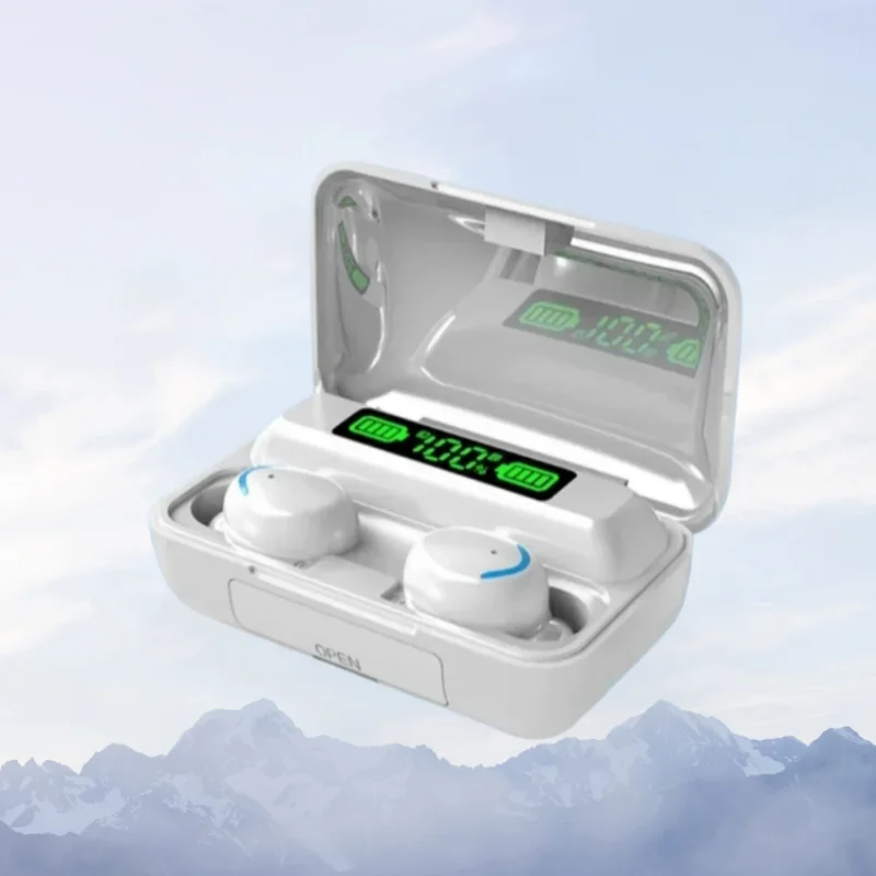 F9-5C TWS Earphone Digital Display Sports Outdoor Headset Noise Reduction Hands-free Calls Bluetooth-Compatible 5.3 Headphone