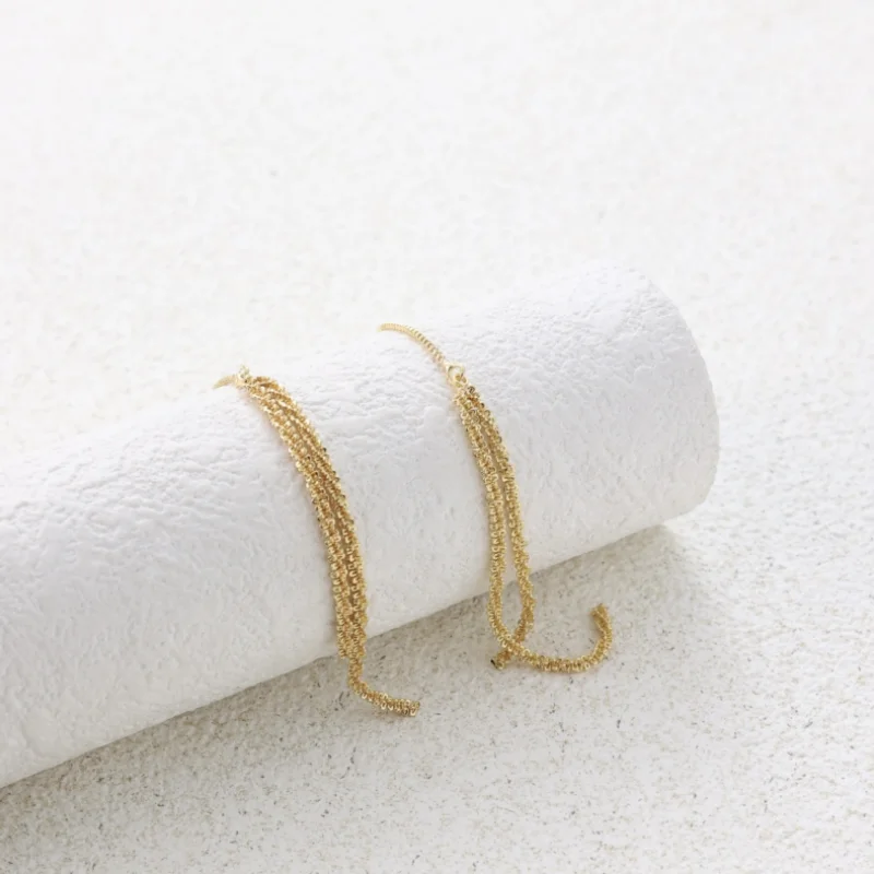 Einzigartiges Design, lange Quaste, Ohrdraht für Frauen, neuer Modetrend, glänzend, elegant, Temperament, personalisierbar, Mädchen-Party-Schmuck, Geschenk
