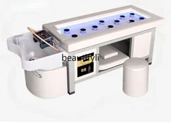 Intelligent Water Circulation Head Therapy Bed Moxibustion Bed Smoke-Free Beauty Salon Shampoo Chair Massage