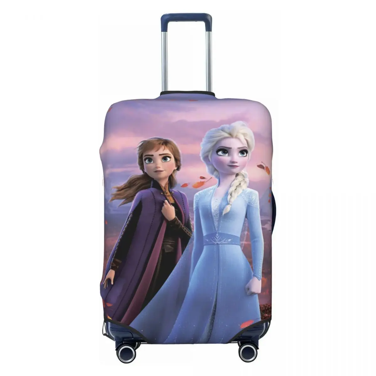 

Custom Frozen Princess Elsa Anna Luggage Cover Protector Fashion Anime Travel Suitcase Covers for 18-32 Inch