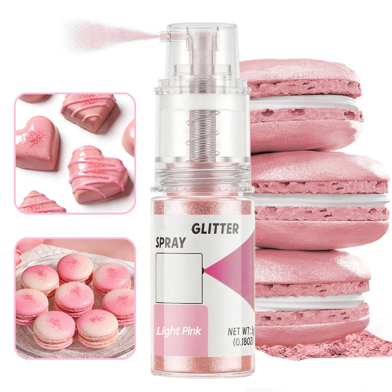 Glitter Spray-Golden Shimmer for Decorating,And Beverages baking cake decorating tools birthday party decoration,kids and adult