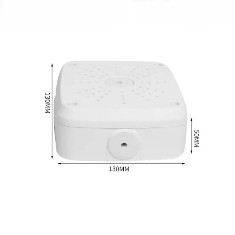 Square Waterproof Plastic Box; Heavy-Duty and Ideal for CCTV Camera Cable Concealment.