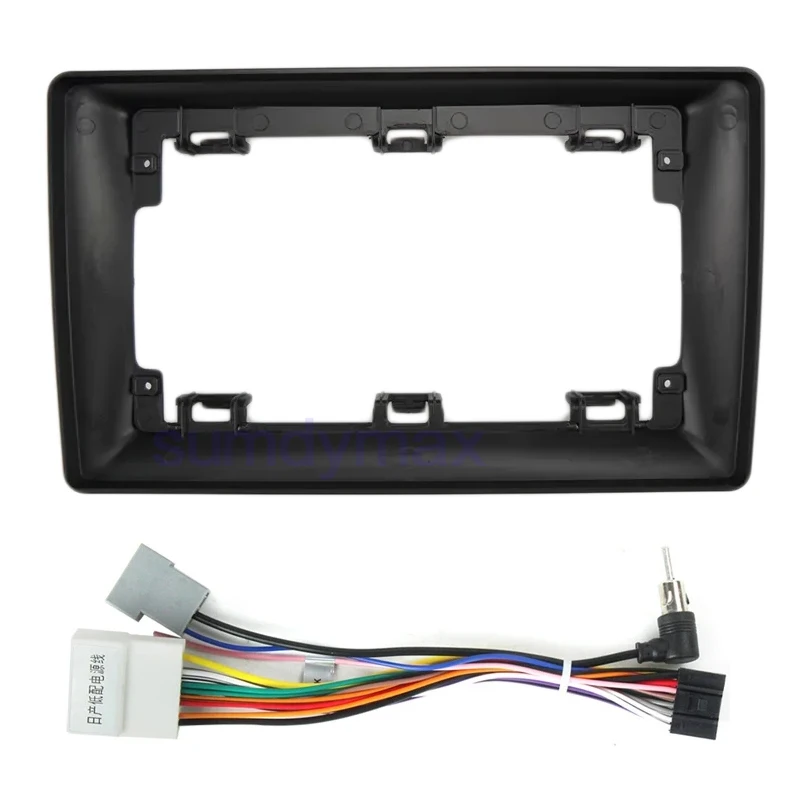 10.1inch big screen Android car radio frame For NISSAN Micra March sunny livina Almera 2013-2017 car Radio frame Dask Kit Fascia