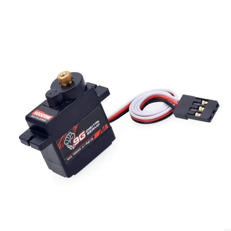 Servomotor pequeño grado industrial con respuesta velocidad servo digital engranaje metal fuerte para uso en y