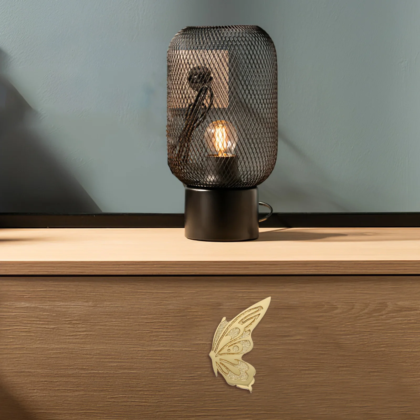 

Brass Butterfly Drawer Handles Creative Vintage Style Cabinet Pulls for Dresser Wardrobe Kitchen Cabinets Decorative Chinese