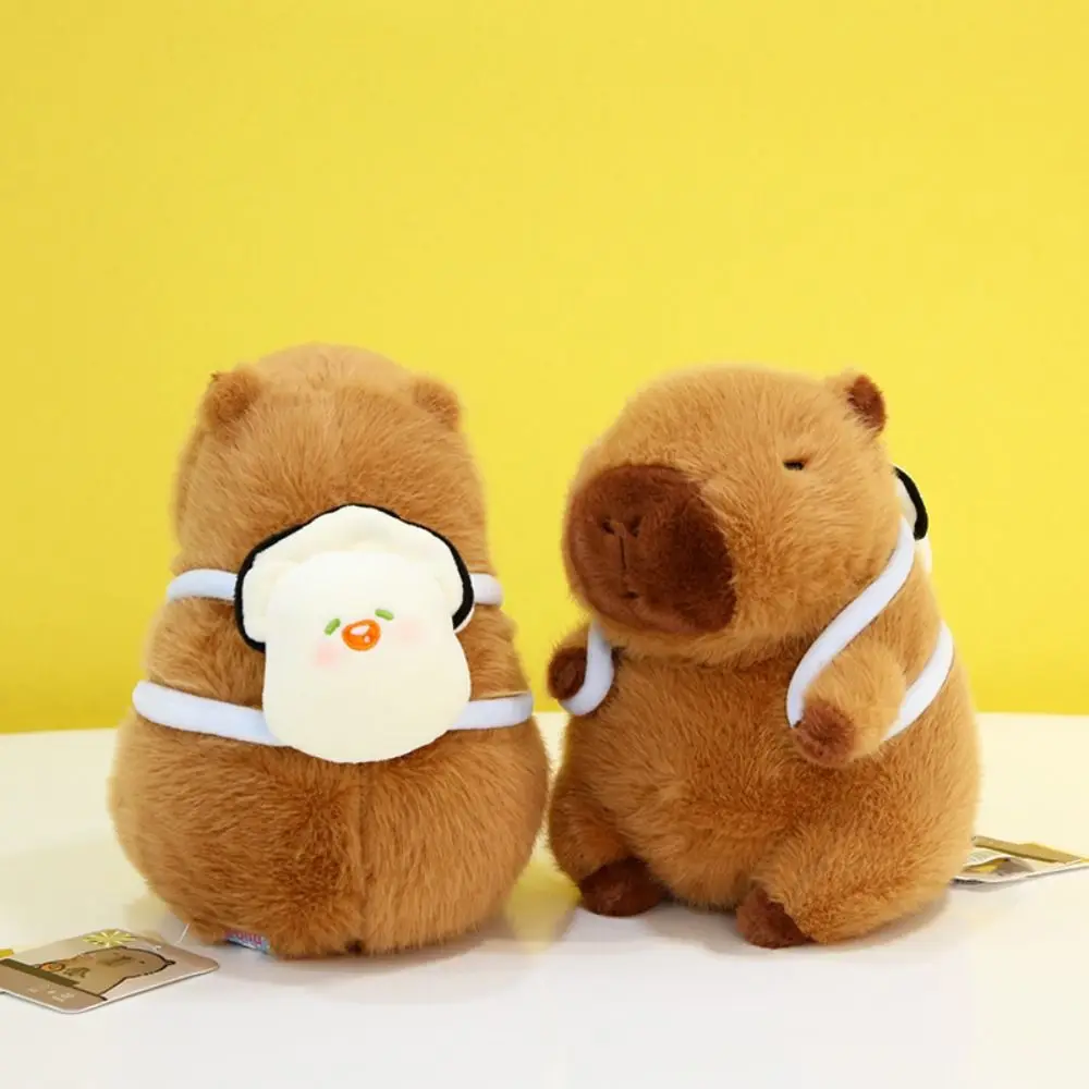 Jouet en peluche avec SR Capybara, jouet moelleux Anime, simulation d'été, mignon, beurre grillé