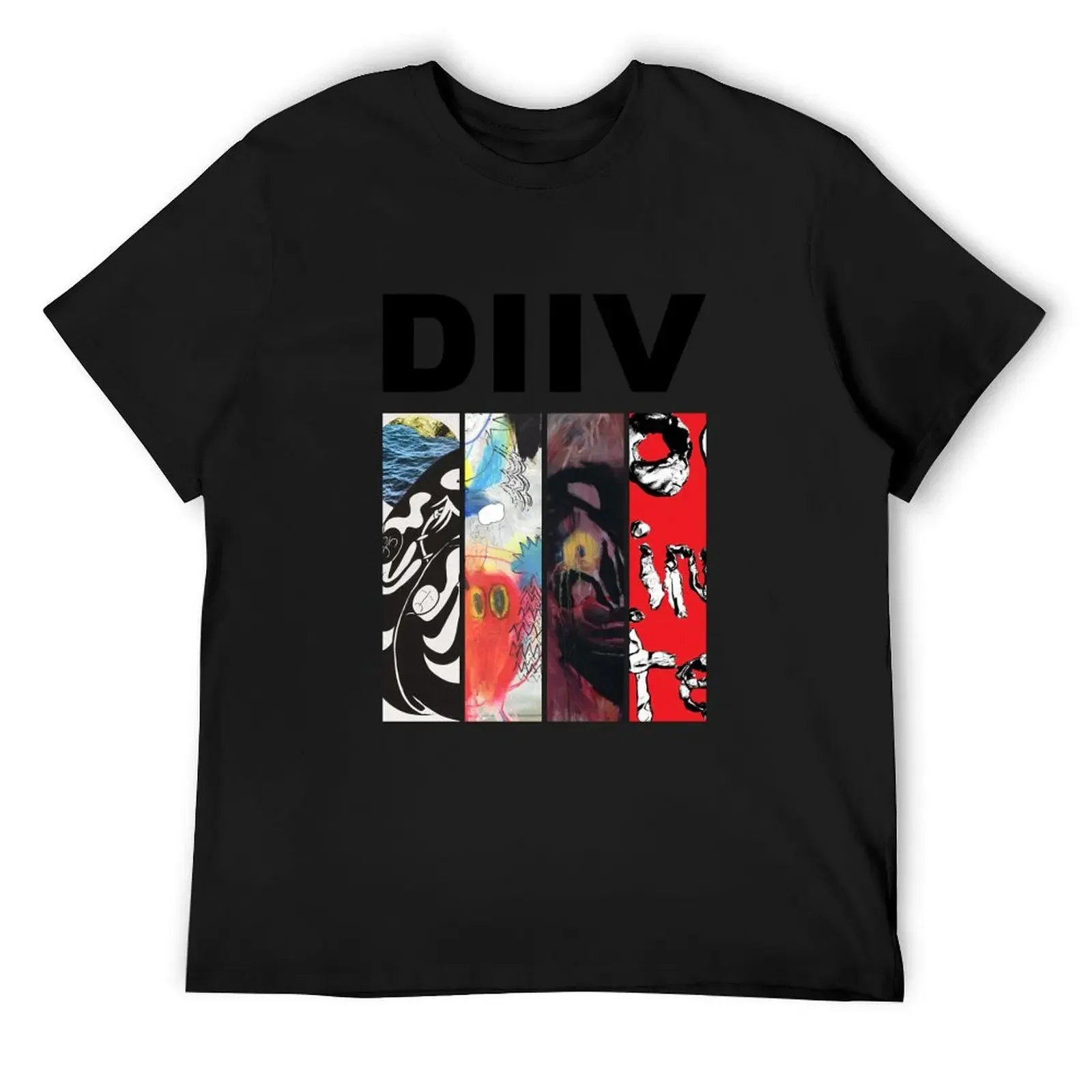 

DIIV - Discography T-Shirt quick-drying graphics hippie clothes anime plain t shirts men