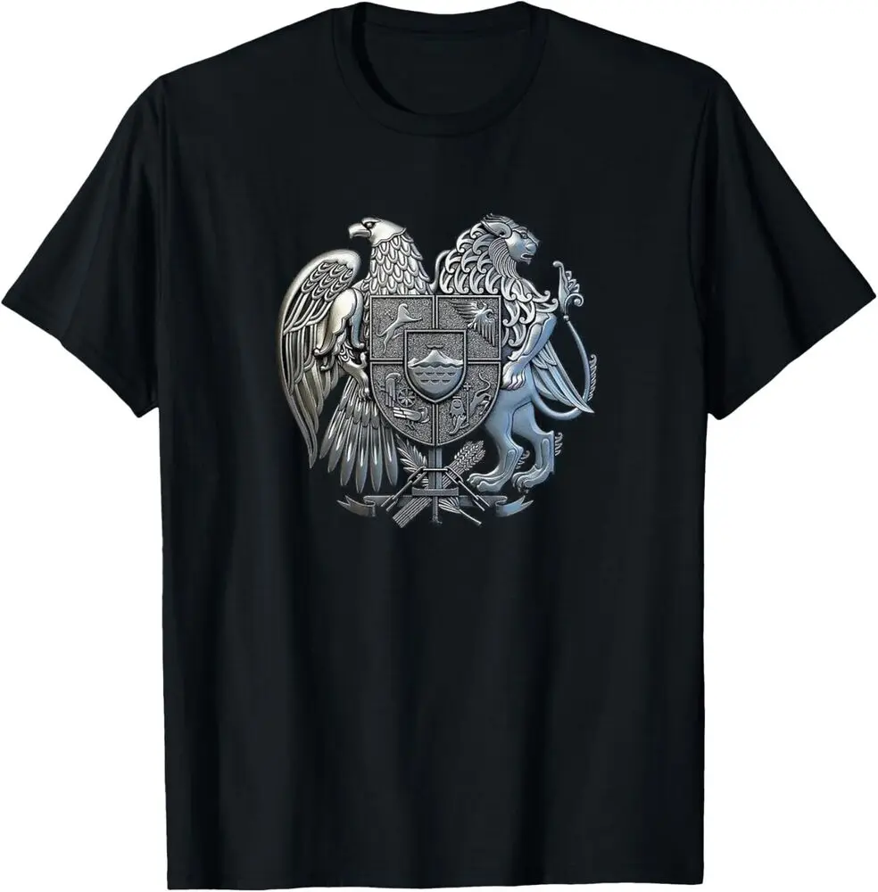 

The Coat Of Arms Symbol Of Armenia T-Shirt Tees High Quality 100%Cotton Short Sleeve