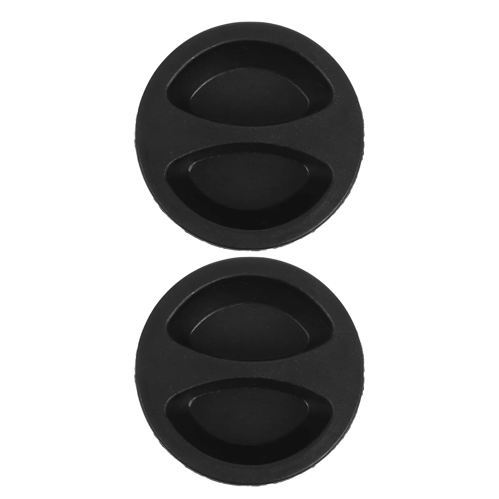 

2Pcs Outdoor Umbrella Base Cover Drainage Hole Black Prevent Rust Water Accumulation Patio Umbrella Stand Water Filled Base