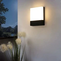 Minimalist ultra bright wall lamp outdoor waterproof IP65 villa courtyard entrance Entryway garden wall lamp outdoor decoration