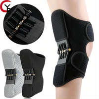 1 pc Knee Brace Support with Powerful Rebound Springs,Adjustable Hook&Loop Closure,Running Sports Stabilizer Pads for Men&Women