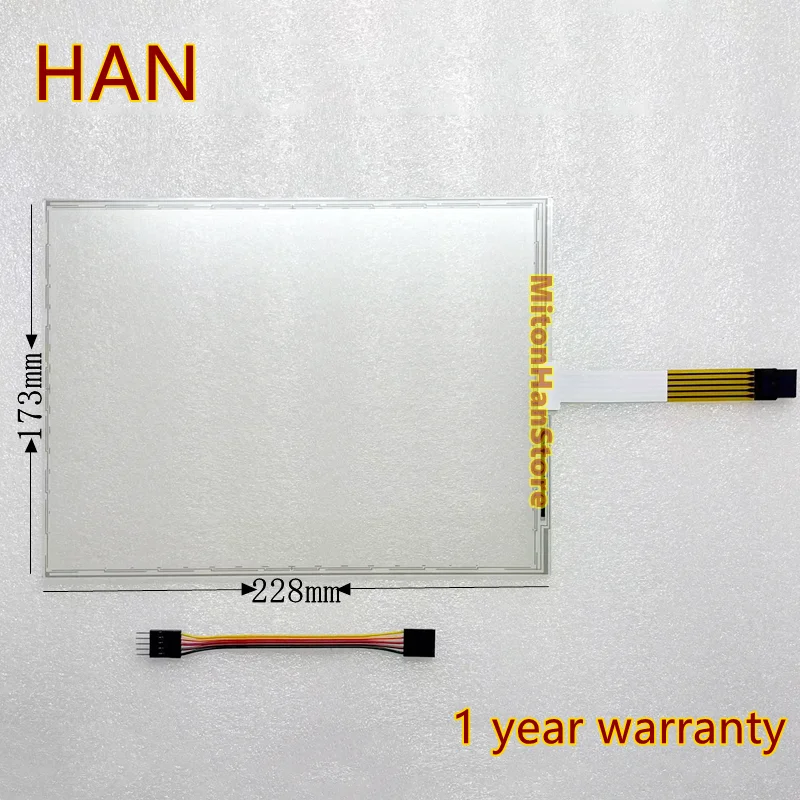 

New For AT-104F-5RB006N-18R-080FH Touch Panel Screen Glass 228*173mm