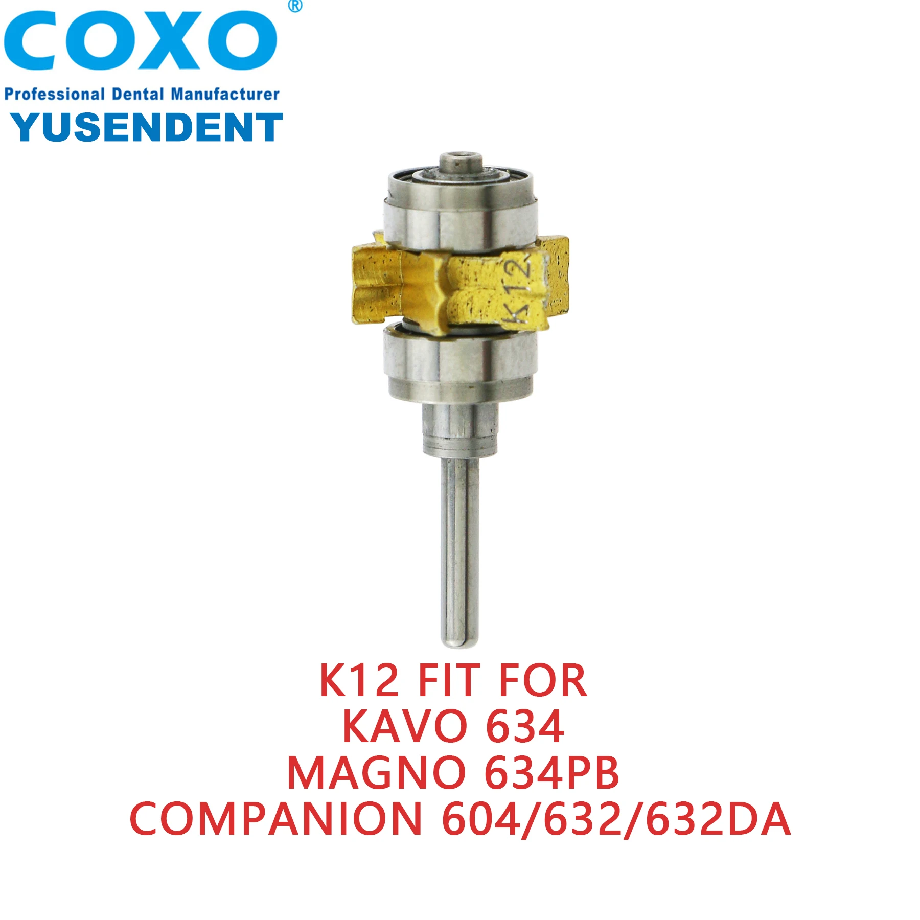 COXO Dental Spare Rotor Cartridge High Speed Turbine K08 K12 For KAVO PB BELLA TORQUE MAGNO COMPANION Handpiece