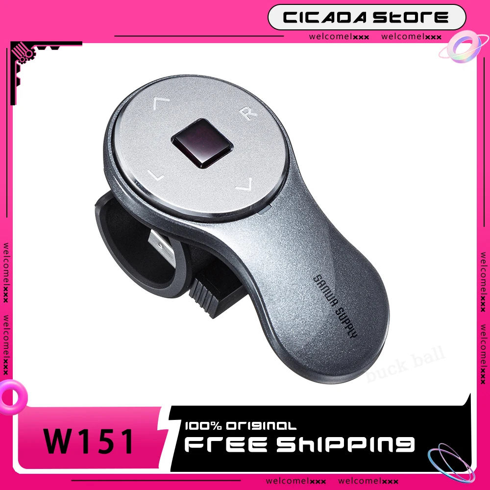 ring mouse sem fio mini carregamento mouse midair sem fio bluetooth modo escritorio portatil ppt presentes original sanwa w151 01