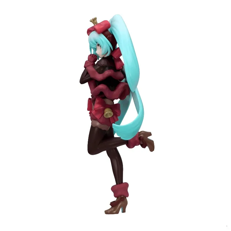 

21cm Sexy Girl Anime Hatsune Miku Christmas Cake Dessert Figure Fashion Action Figure Room Decorations Model Doll Toys Gifts