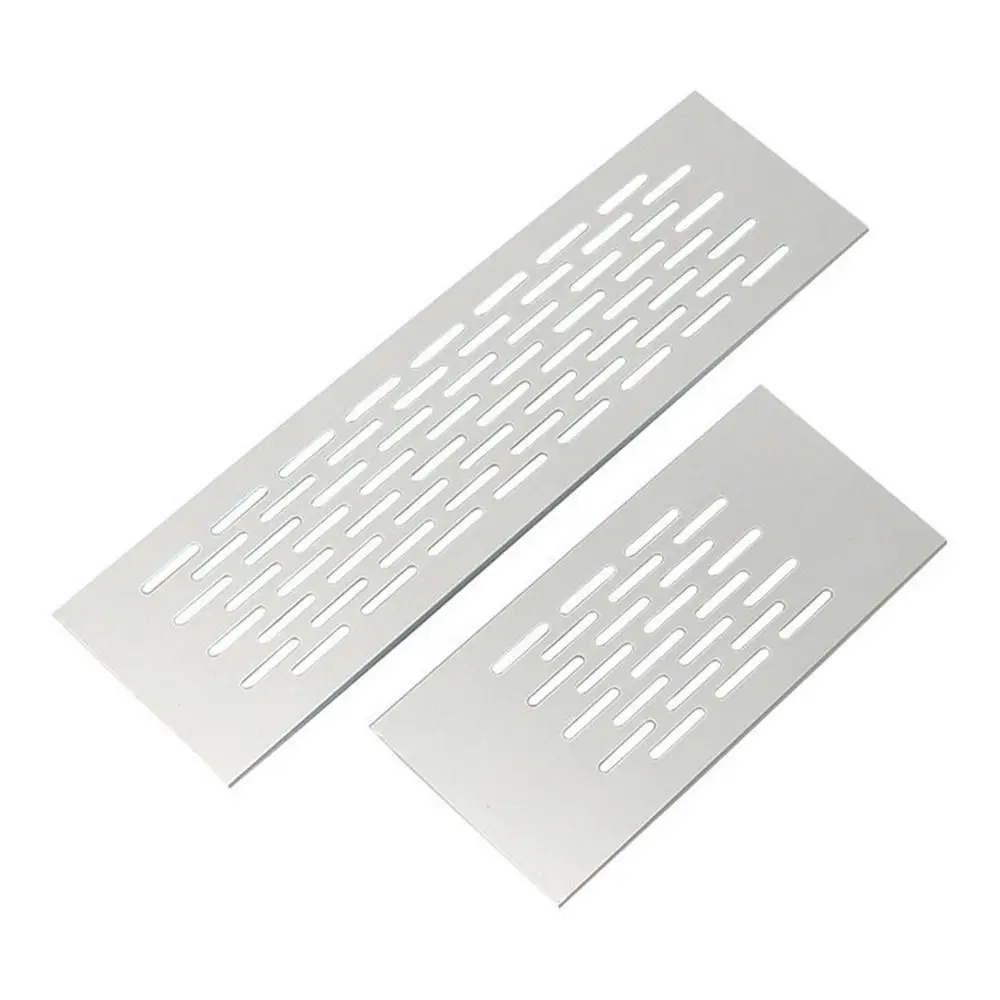 Aluminum Alloy Vents Cover Rectangle Breathable Mesh Ventilator Grille Cover 70mm Wide Air Vent Decor Furniture Hardware image 4