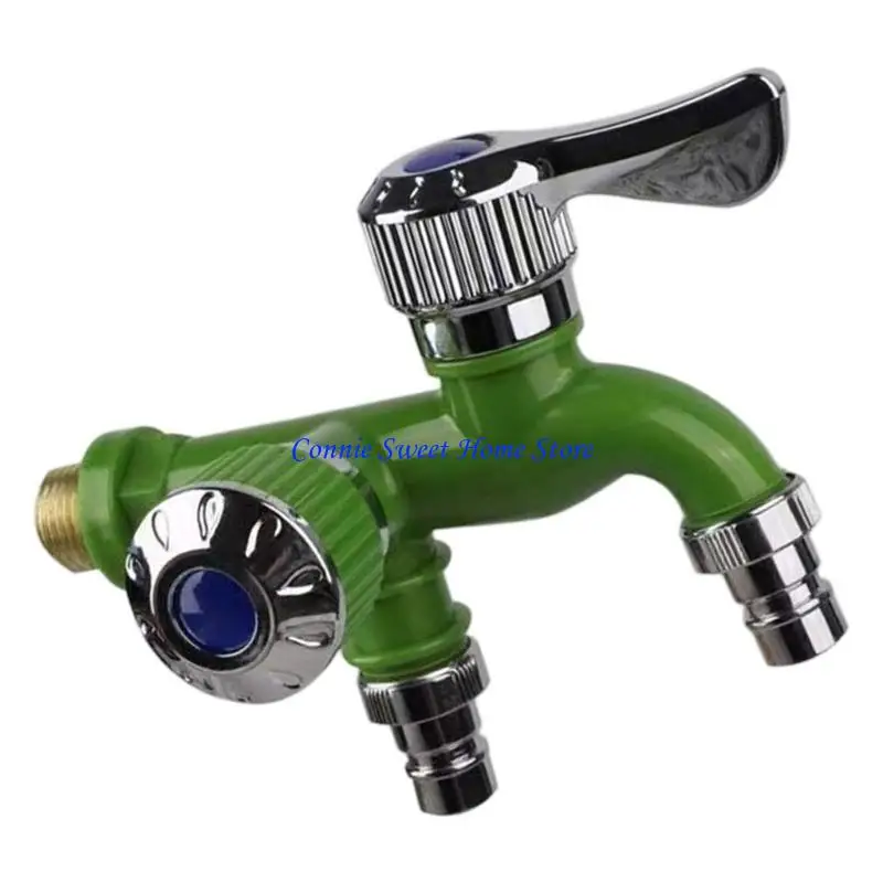 

LXAF Cold Weather Ready Plastic Laundry Faucet Not Leak Design Simple Mounts for Home