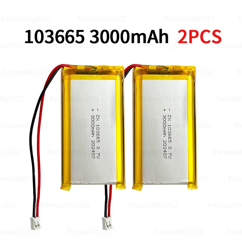 103665 3000mAh 3.7V Li-Polymer Battery for Tablets Drones