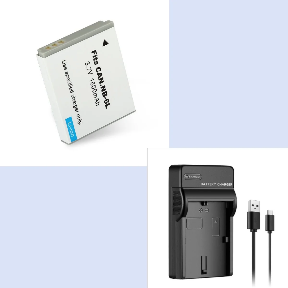 1600mAh NB6L NB-6L NB-6LH 6LH Camera Battery For Canon SX520 HS SX530 SX600 SX610 SX700 SX710 IXUS 85 95 200 210 105 USB Charger