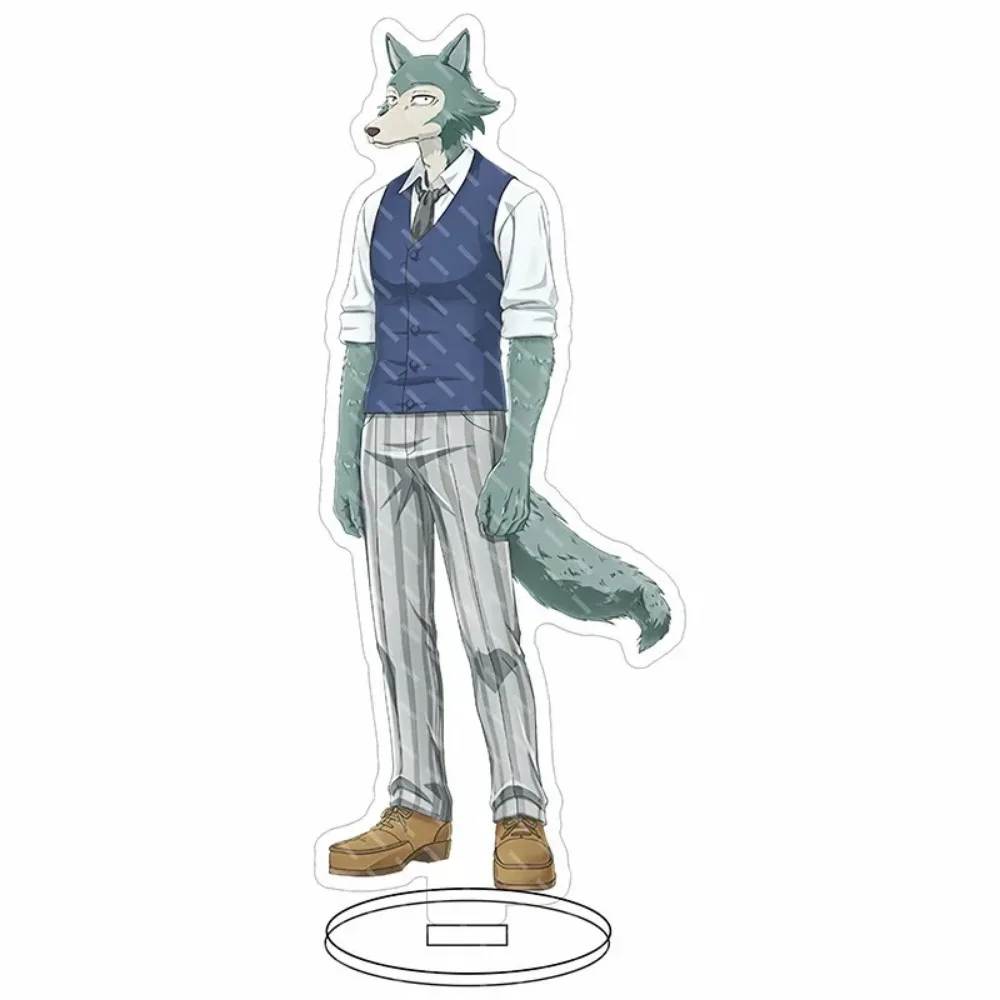 Fun BEASTARS Character Standing Sign Anime Figure Legoshi Louis Haru Double-Sided Acrylic Stand Model Desk Decor Props Gift Toy